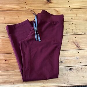 Figs Technical collection Maroon Pant